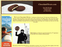 Tablet Screenshot of chocolateoliver.com